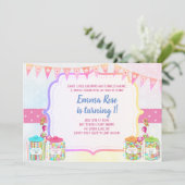 themagedag snoep Kandyland Kaart (Staand voorkant)