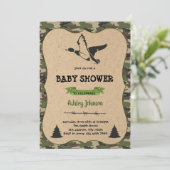 Themakaart voor de jacht op eenden kaart (Staand voorkant)