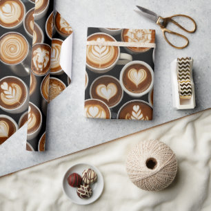 Themapapier koffie cadeaupapier