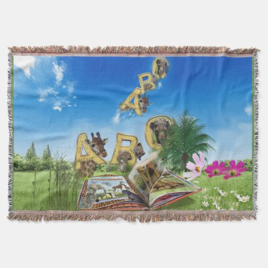 thema's ABC Capital Alphabet Deken (Voorkant)