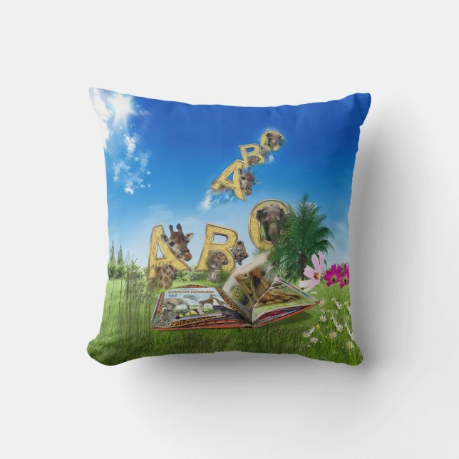 thema's ABC Capital Alphabet Kussen (Voorkant)