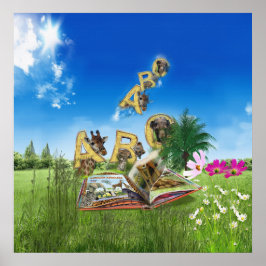 thema's ABC Capital Alphabet Poster