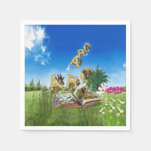 thema's ABC Capital Alphabet Servet (Voorkant)