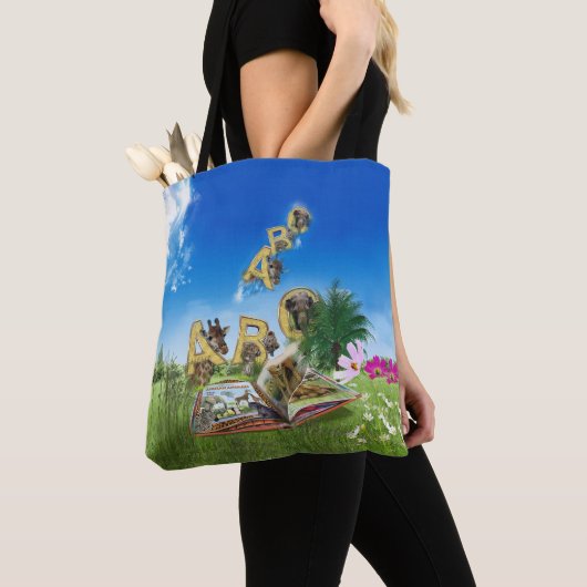 thema's ABC Capital Alphabet Tote Bag (Dichtbij)