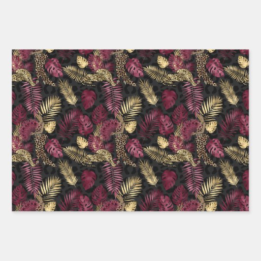 Thema's met de thema's "lovely Burgundy en Gold Sa Inpakpapier Vel (Voorkant)