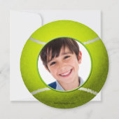 Thema's Sportpartij-tennis — Foto nodigt uit Kaart (Achterkant)