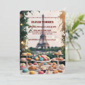 Thema's van het tijdschrift Paris Patisseries Maca Kaart (Staand voorkant)