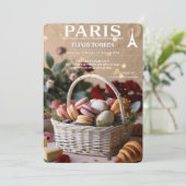 Thema's van het tijdschrift Paris Patisseries Maca Kaart (Staand voorkant)