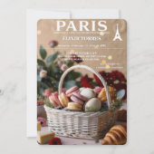 Thema's van het tijdschrift Paris Patisseries Maca Kaart (Voorkant)