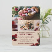 Thema's van het tijdschrift Paris Patisseries Maca Kaart (Staand voorkant)