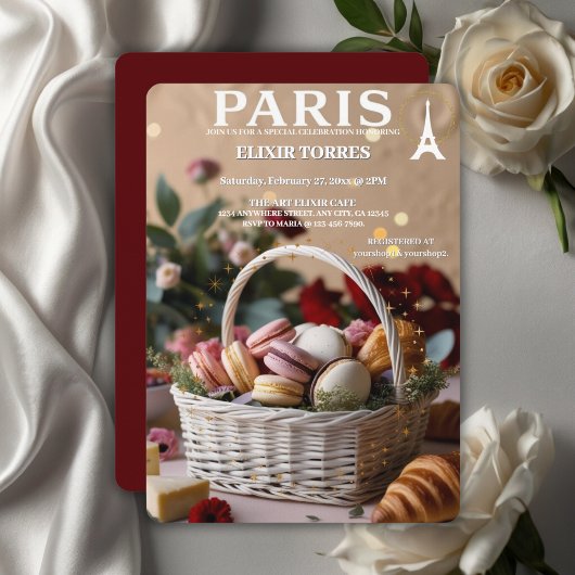 Thema's van het tijdschrift Paris Patisseries Maca Kaart