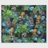 Thema's voor de viering van nachtfeesten cadeaupapier (Vlak)