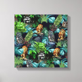 Thema's voor de viering van nachtfeesten canvas afdruk (Voorkant)