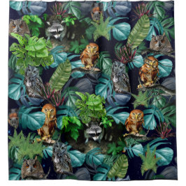 Thema's voor de viering van nachtfeesten douchegordijn