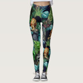 Thema's voor de viering van nachtfeesten leggings (Voorkant)