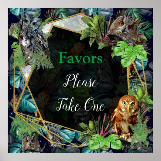 Thema's voor de viering van nachtfeesten poster (Voorkant)