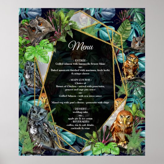 Thema's voor de viering van nachtfeesten poster (Voorkant)