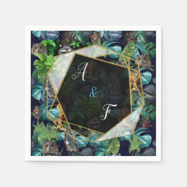 Thema's voor de viering van nachtfeesten servet