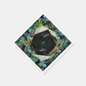 Thema's voor de viering van nachtfeesten servet (Hoek)