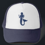 thematisch nautisch MERMAID Trucker Pet<br><div class="desc">Deze leuke,  leuke,  eenvoudige tekening van een zeemeermin voegt een leuk type personage toe aan je klooster!</div>
