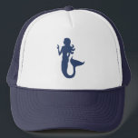 thematisch nautisch MERMAID Trucker Pet<br><div class="desc">Deze leuke,  leuke,  eenvoudige tekening van een zeemeermin voegt een leuk type personage toe aan je klooster!</div>