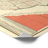 Thematische kaarten van de Verenigde Staten Poster (Hoek)