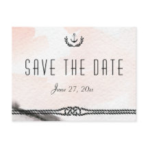 Thematische Save The Date-ansichtkaarten Aquarel P