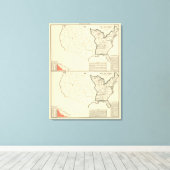 Thematische Verenigde Staten Canvas Afdruk (Insitu (Houten vloer))