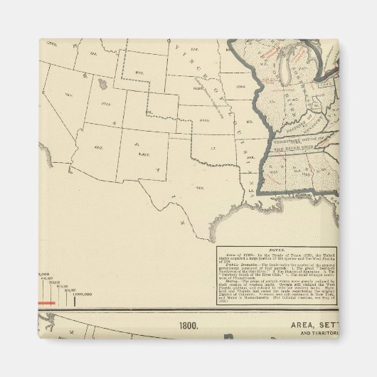 Thematische Verenigde Staten Magneet (Voorkant)
