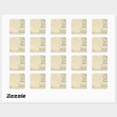 Thematische Verenigde Staten Vierkante Sticker (Vel)