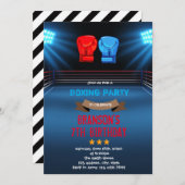 themauitnodiging voor het baren van verjaardagsfee kaart (Voorkant / Achterkant)