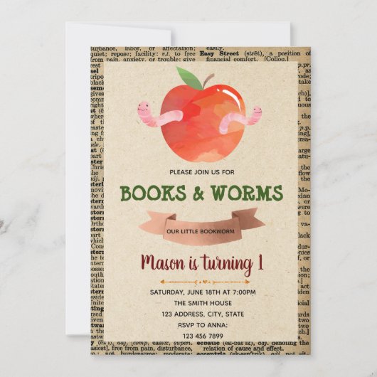 themauitnodiging voor spoedboeken kaart (Voorkant)