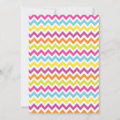 themauitnodiging voor verjaardagsfeest kaart (Achterkant)