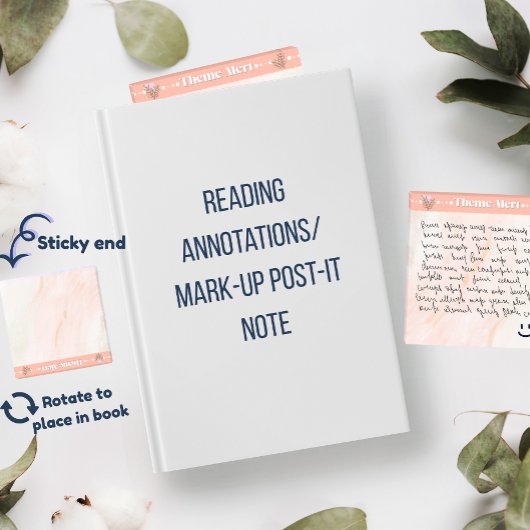 Theme Alert Acrylic Reading Annotation Post-it® Notes