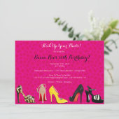 THEME Invitation - Birthday of om het even welke g Kaart (Staand voorkant)