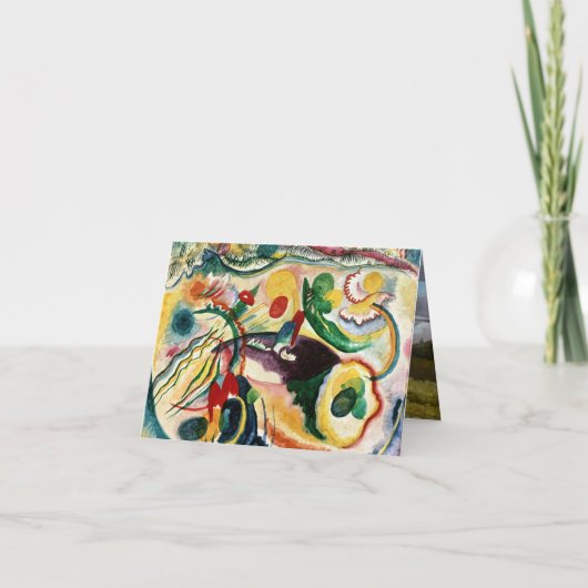 Theme of the Last Judgement - Wassily Kandinsky Kaart (Voorkant)