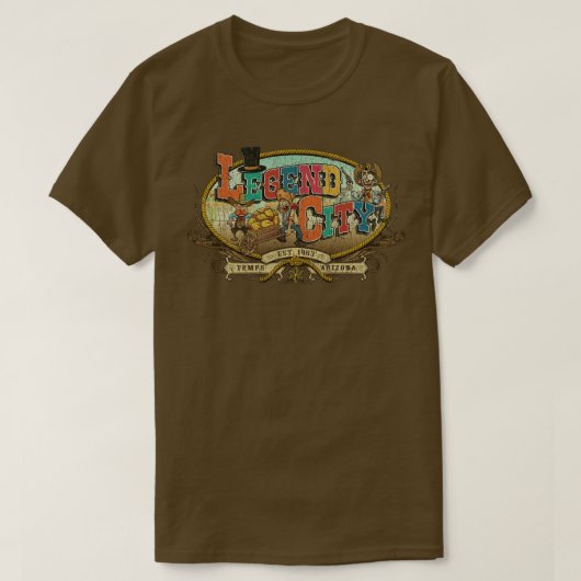 Theme Park Legend City Arizona 1963 T-shirt (Design voorkant)