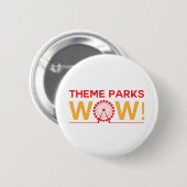 Theme Parks Wow! Button Wow! (Voorkant /achterkant)