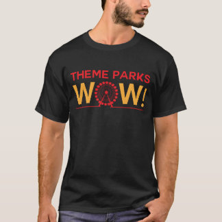 Theme Parks Wow! Donkere T-Shirt Wow!
