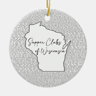 Theme Wisconsin Supper Club Keramisch Ornament