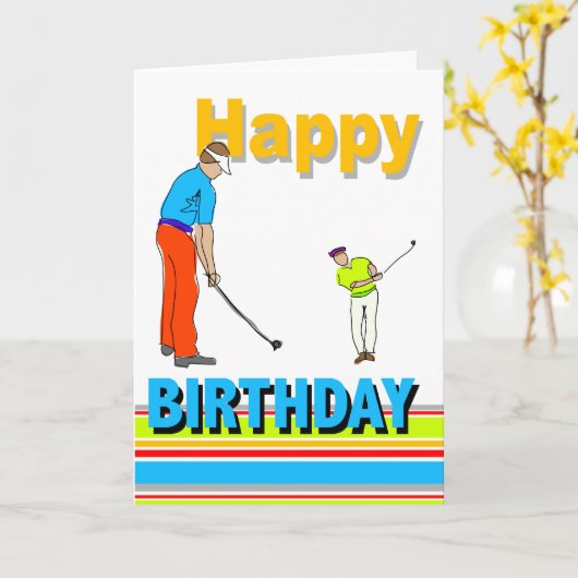 Themed Birthday Card Kaart (Gele Bloem)