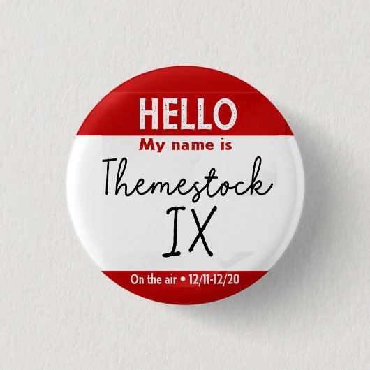 Themestock IX-Button Ronde Button 3,2 Cm (Voorkant)