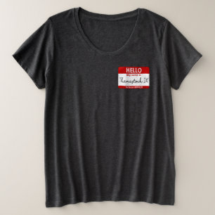 Themestock IX Plus-Size-T-shirt Grote Maat T-shirt