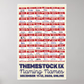 Themestock IX-poster Poster (Voorkant)