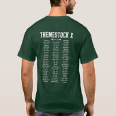 Themestock X Green Variation Unisex T-Shirt (Achterkant)