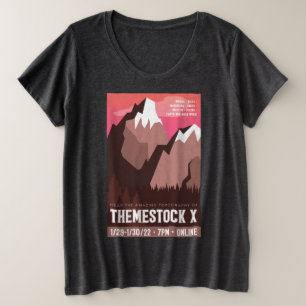 Themestock X Plus-Size-T-Shirt Grote Maat T-shirt