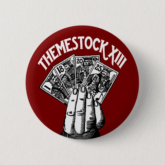 Themestock XIII knop Ronde Button 5,7 Cm (Voorkant)