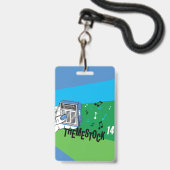 Themestock XIV "Backstage" Pas Badge (Achterkant met lanyard)