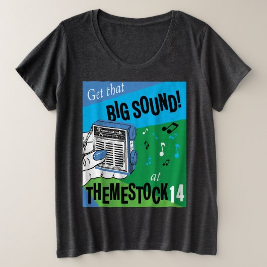 Themestock XIV Dames T-shirt Plus Size (Design voorkant)