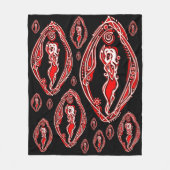 Themis Goddess Yoni Fleece Deken (Voorkant)